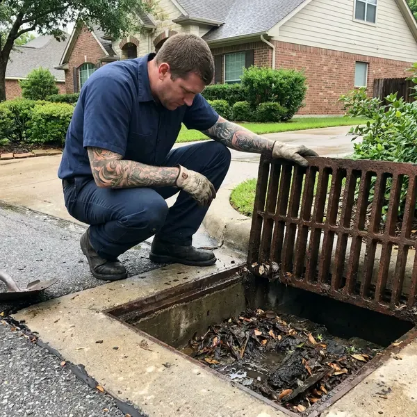 CKV Plumbing technician providing drainage services in Burlington, VT