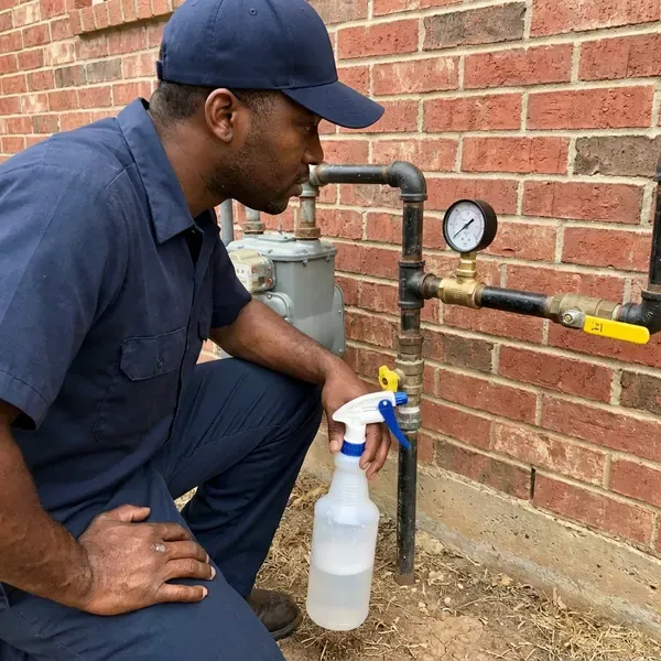 CKV Plumbing technician providing gas line repair in Burlington, VT