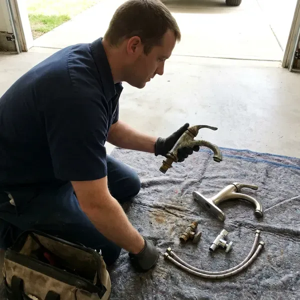 CKV Plumbing technician providing plumbing replacement in Burlington, VT