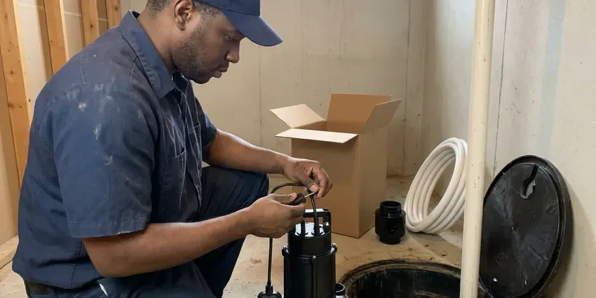 Sump Pump Installation in Burlington