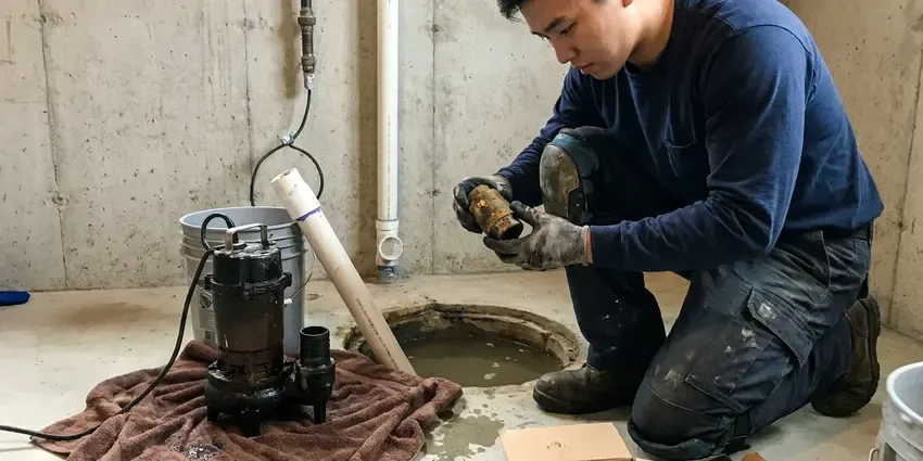 Sump Pump Maintenance in Burlington